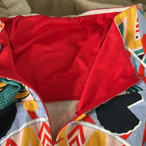 Anthropologie Multicolor Strapless Dress - Picture 12 of 12